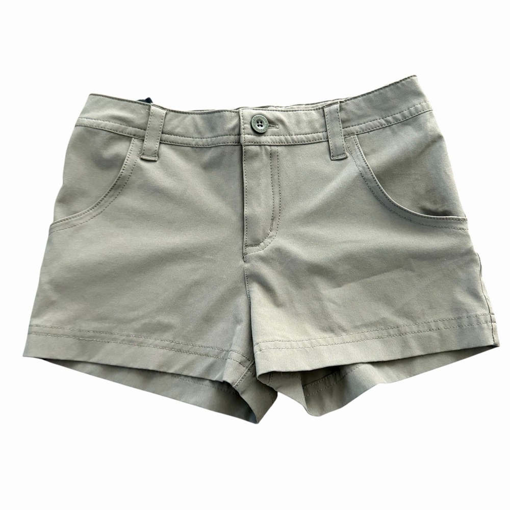 Pagaonia Girls Happy Hike Shorts Size Small 7-8 Olive